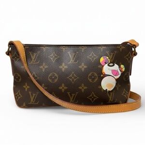 Louis Vuitton x Takashi Murakami Panda Trotteur Monogram Crossbody Bag 2004